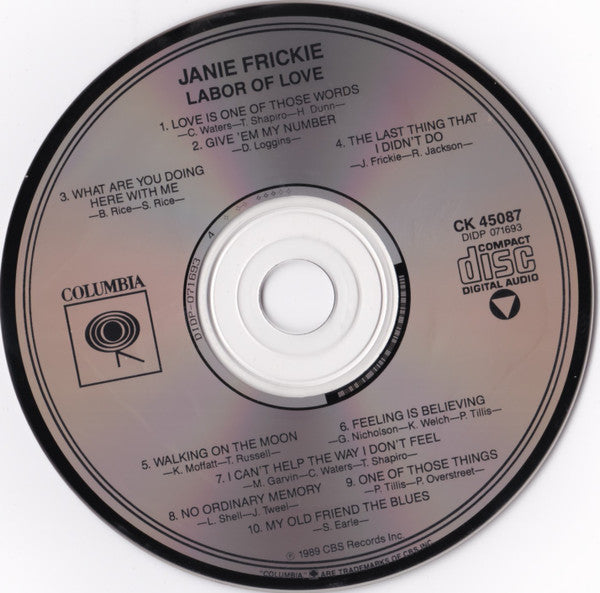 Janie Frickie* : Labor Of Love (CD)
