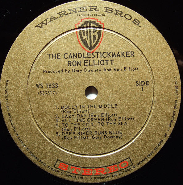 Ron Elliott (2) : The Candlestickmaker (LP, Album)