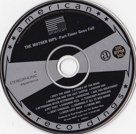 The Mother Hips : Part-Timer Goes Full (CD, Album)