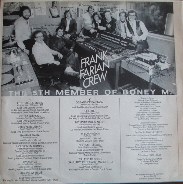Boney M. : Oceans Of Fantasy (LP, Album, Gat)