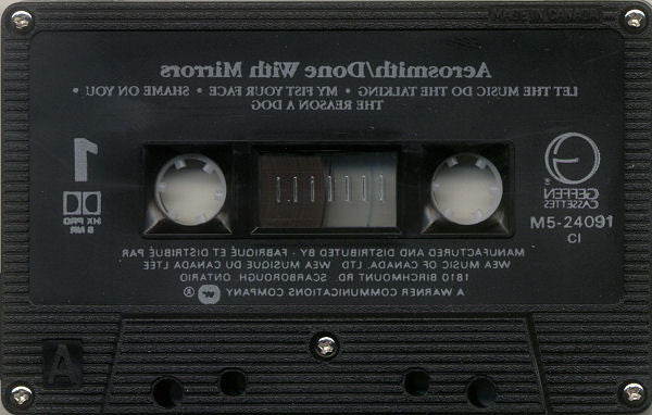 Aerosmith : Done With Mirrors (Cass, Album, Dol)