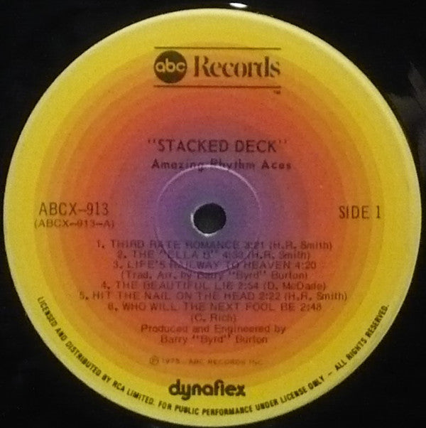 Amazing Rhythm Aces* : Stacked Deck (LP, Album)