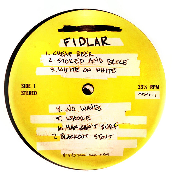 FIDLAR : FIDLAR (LP, Album, RP)