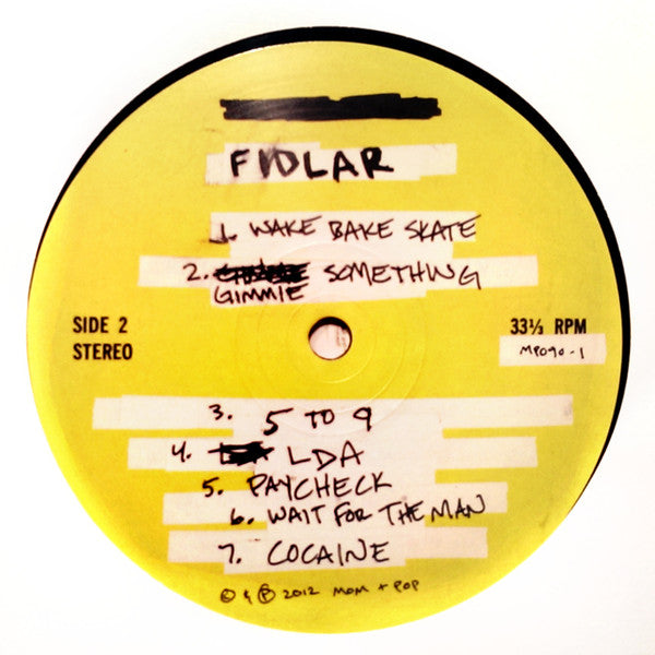 FIDLAR : FIDLAR (LP, Album, RP)