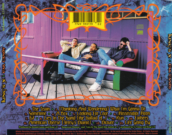 King's X : Ear Candy (CD, Album, Club)