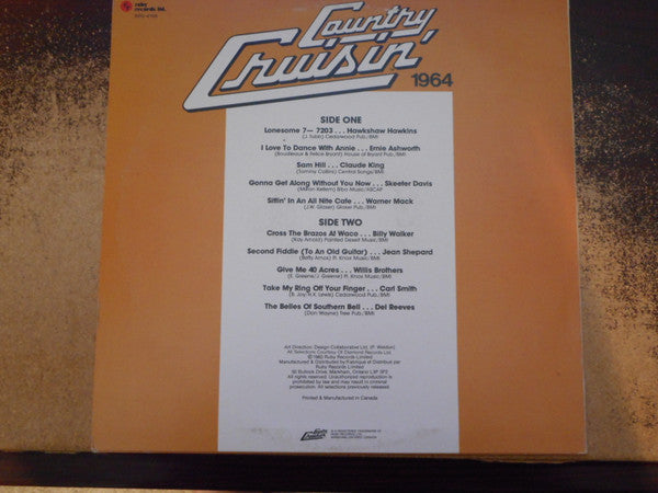 Various : Country Cruisin' 1964 (LP, Album, Comp)