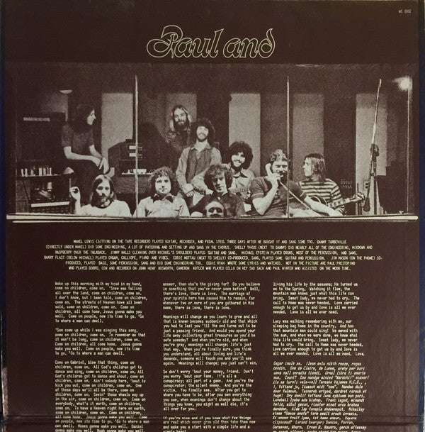 Paul Stookey* : Paul And (LP, Album, Gat)