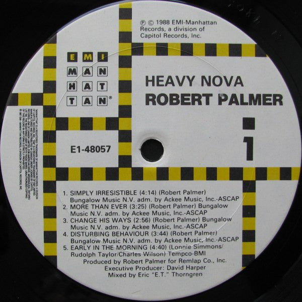 Robert Palmer : Heavy Nova (LP, Album)