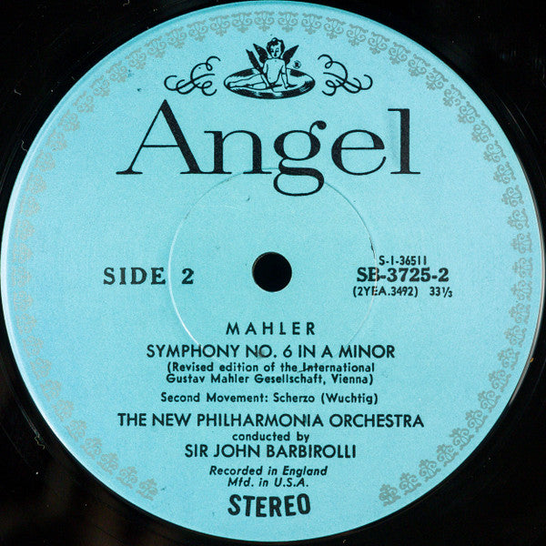 Gustav Mahler - New Philharmonia Orchestra Conducted By Sir John Barbirolli : Symphony No. 6 In A Minor (2xLP + Box, Album)