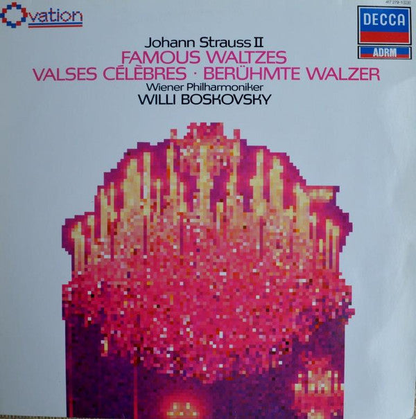 Johann Strauss Jr., Wiener Philharmoniker, Willi Boskovsky : Famous Waltzes = Valses Célèbres = Berühmte Walzer (LP, Album, RM)