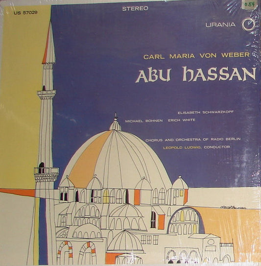 Carl Maria von Weber ; Elisabeth Schwarzkopf, Michael Bohnen, Erich Witte, Radio-Symphonie-Orchester Berlin, Leopold Ludwig : Abu Hassan (LP, Album)