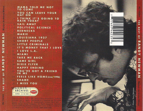 Randy Newman : The Best Of Randy Newman (CD, Comp, Club)