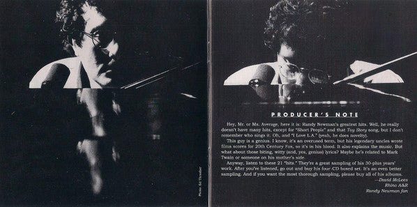 Randy Newman : The Best Of Randy Newman (CD, Comp, Club)