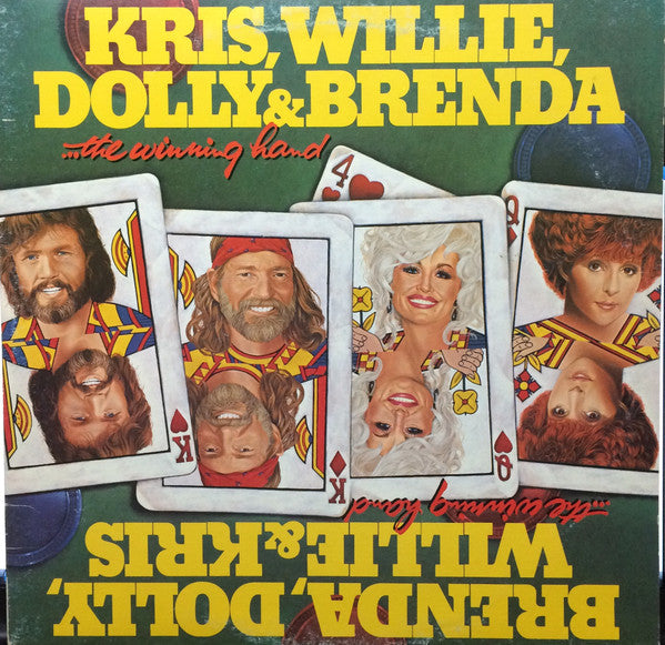 Kris Kristofferson, Willie Nelson, Dolly Parton & Brenda Lee : The Winning Hand (2xLP, Album)