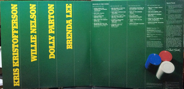 Kris Kristofferson, Willie Nelson, Dolly Parton & Brenda Lee : The Winning Hand (2xLP, Album)