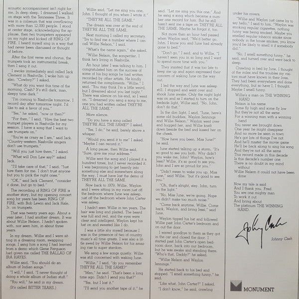 Kris Kristofferson, Willie Nelson, Dolly Parton & Brenda Lee : The Winning Hand (2xLP, Album)