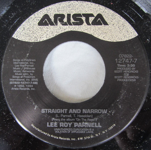Lee Roy Parnell : The Power Of Love / Straight And Narrow (7", Single)