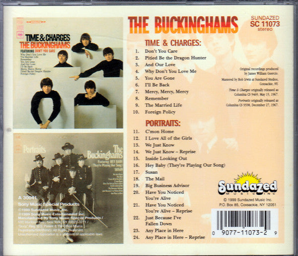 The Buckinghams : Time & Charges / Portraits (CD, Album, Comp)