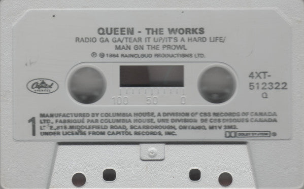 Queen : The Works (Cass, Album, Club)