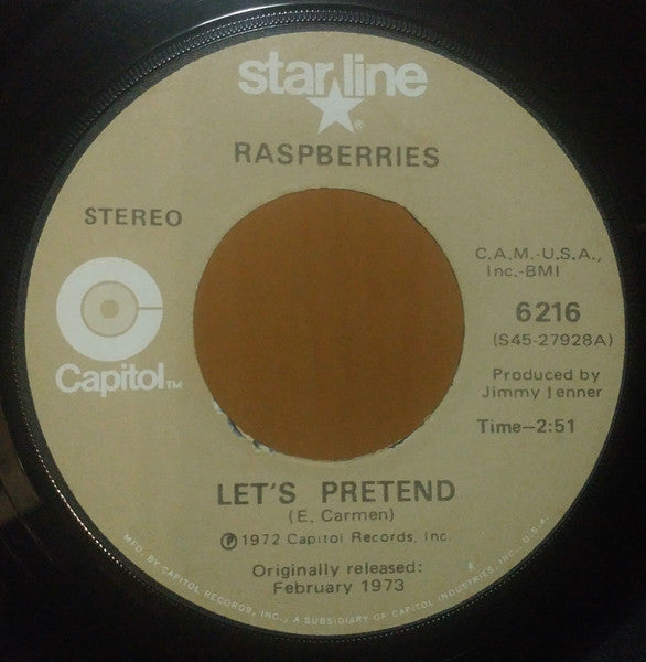 Raspberries : I Wanna Be With You (7", Single)