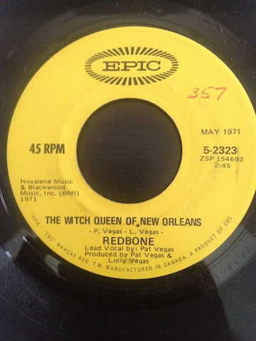 Redbone : Maggie / The Witch Queen Of New Orleans (7", Single, RE)