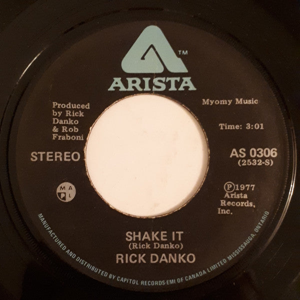 Rick Danko : What A Town (7", Single)