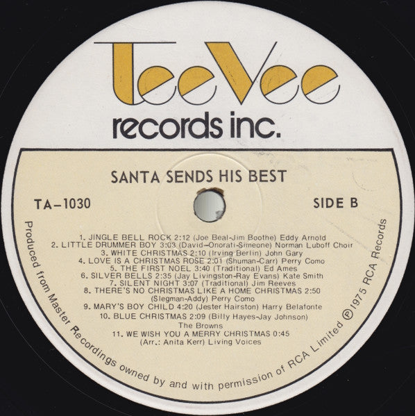 Various : Santa Sends His Best (LP, Comp)