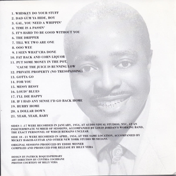 Louis Jordan : One Guy Named Louis: The Complete Aladdin Sessions (CD, Comp, RE)