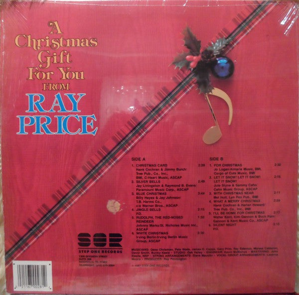 Ray Price : A Christmas Gift For You From Ray Price (LP, Album)