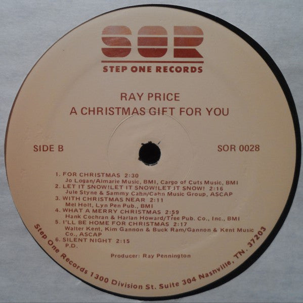 Ray Price : A Christmas Gift For You From Ray Price (LP, Album)