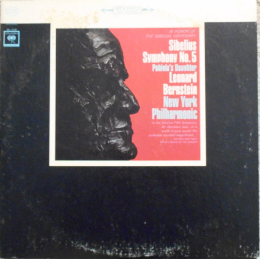 Jean Sibelius, Leonard Bernstein, New York Philharmonic : Symphony No. 5 / Pohjola's Daughter (LP, Album, RP)