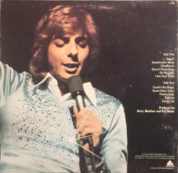 Barry Manilow : Barry Manilow I (LP, Album, RE)