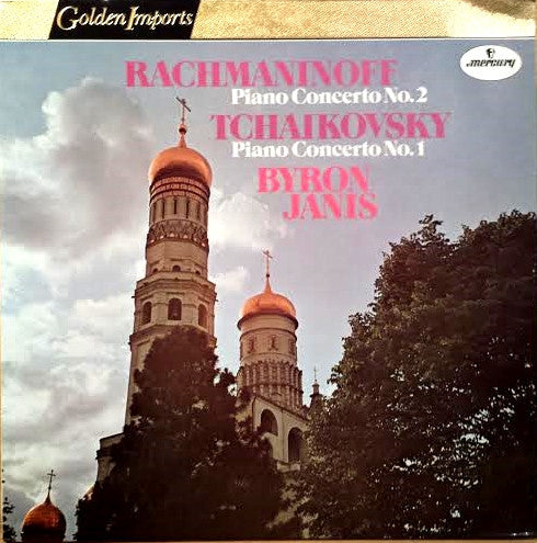 Rachmaninoff* / Tchaikovsky* - Byron Janis : Piano Concerto No. 2 / Piano Concerto No. 1 (LP, Comp, RE, RM)