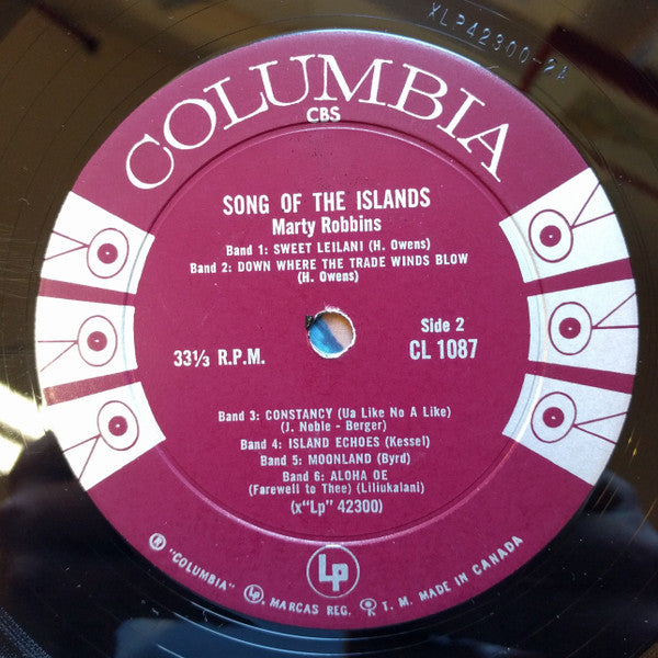 Marty Robbins : Song Of The Islands (LP, Album)