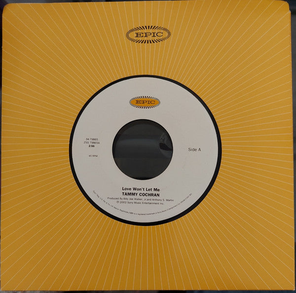 Tammy Cochran : Love Won't Let Me (7", Single)