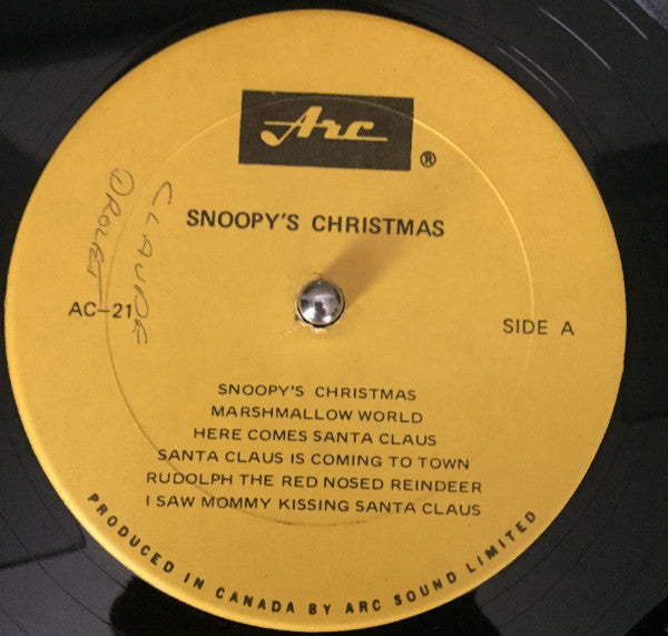 The Quiet Jungle : The Story Of Snoopy’s Christmas And Other Favourite Children’s Songs (LP)