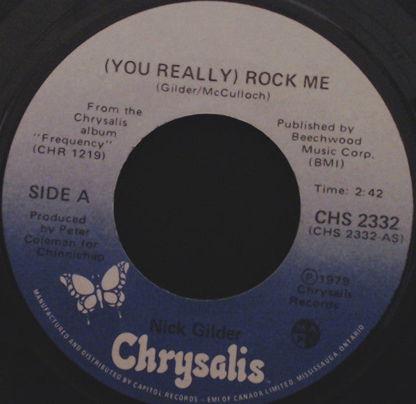Nick Gilder : (You Really) Rock Me (7", Single)