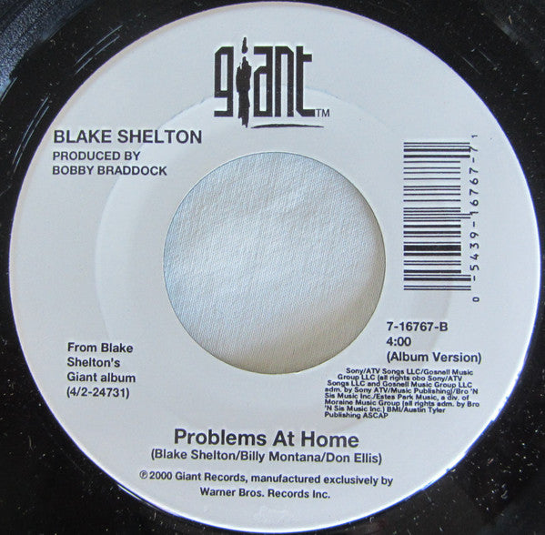 Blake Shelton : Austin (7", Single)
