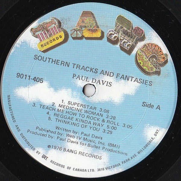 Paul Davis (3) : Southern Tracks & Fantasies (LP, Album)