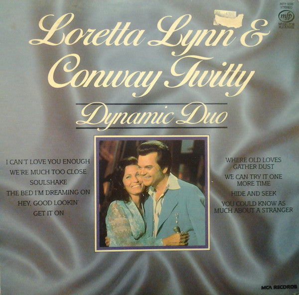 Conway Twitty & Loretta Lynn : Dynamic Duo (LP, RE)