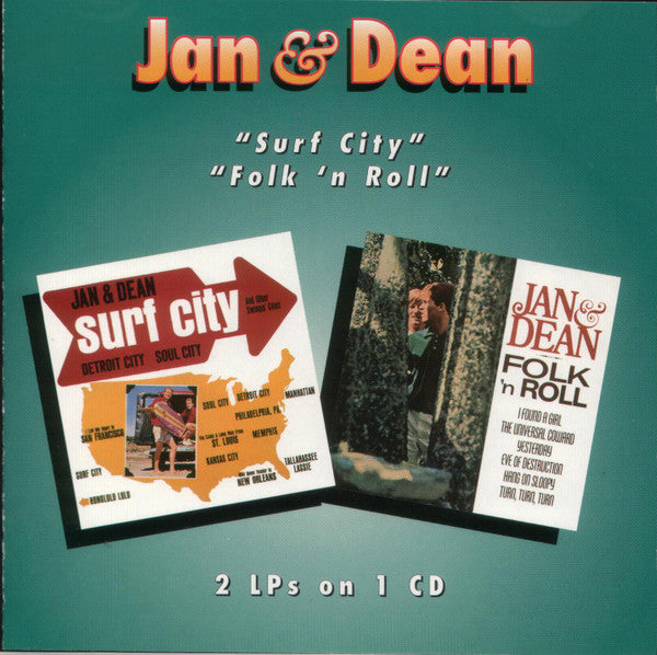 Jan & Dean : Surf City / Folk 'n Roll (CD, Album, Comp, RM)