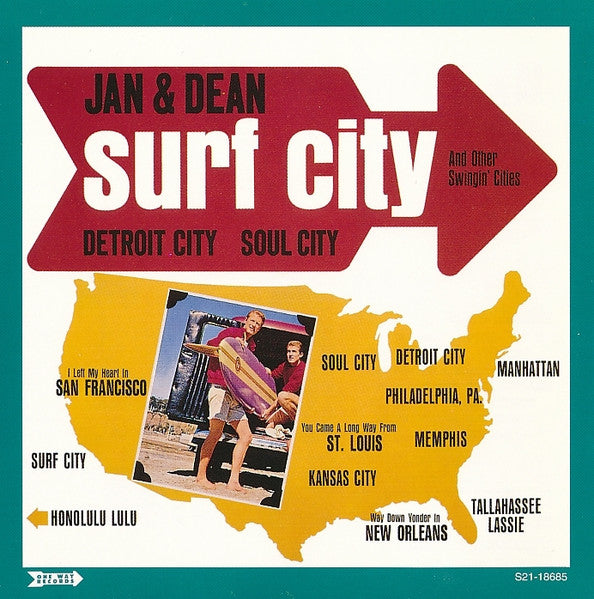 Jan & Dean : Surf City / Folk 'n Roll (CD, Album, Comp, RM)