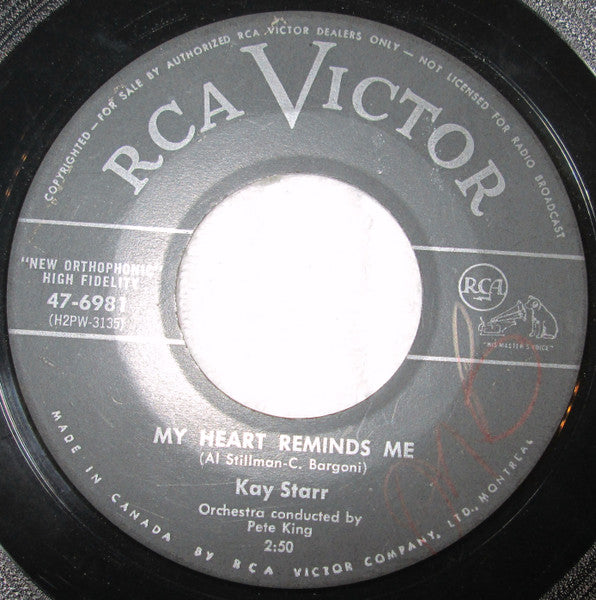 Kay Starr : My Heart Reminds Me (7")