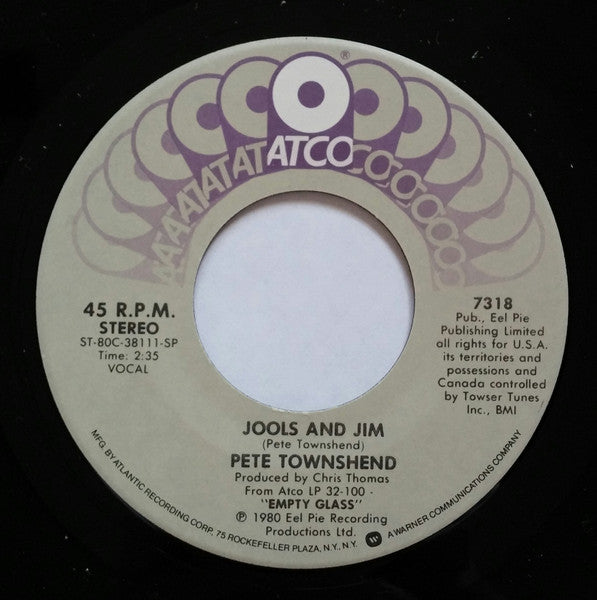 Pete Townshend : Rough Boys (7", Single)