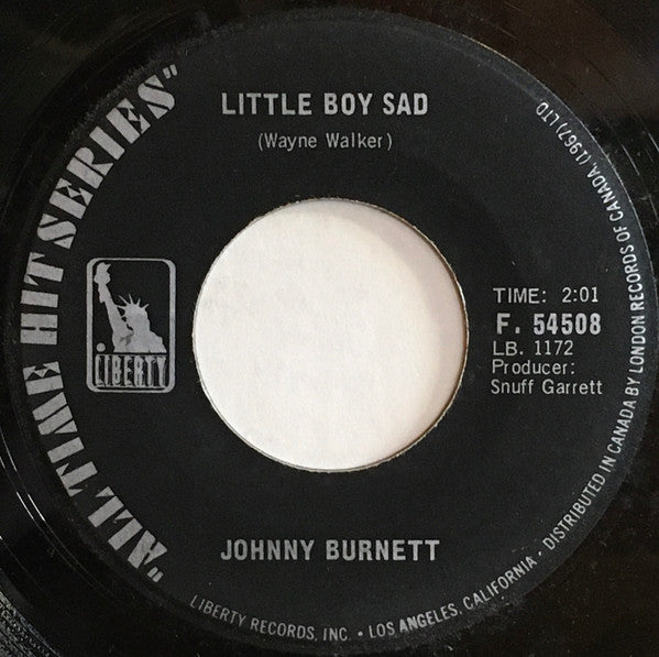 Johnny Burnette : Dreamin' / Little Boy Sad (7", Single)