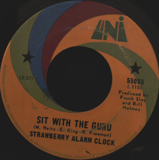 Strawberry Alarm Clock : Sit With The Guru (7", Single)