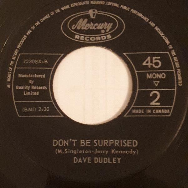 Dave Dudley : Mad / Don't Be Surprised (7", Single, Mono)
