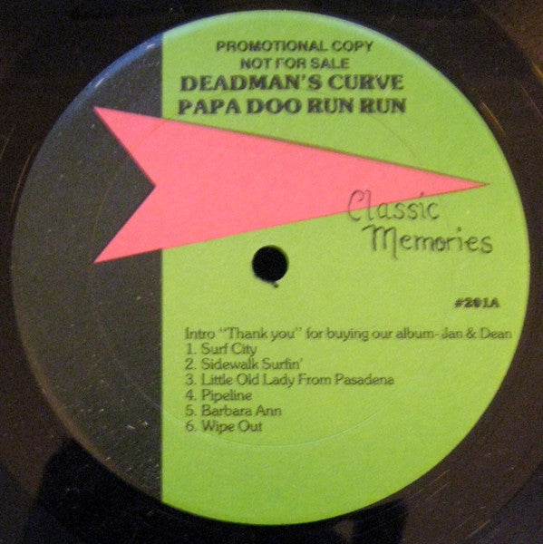 Papa Doo Run Run : Dead Man's Curve (LP, Unofficial)