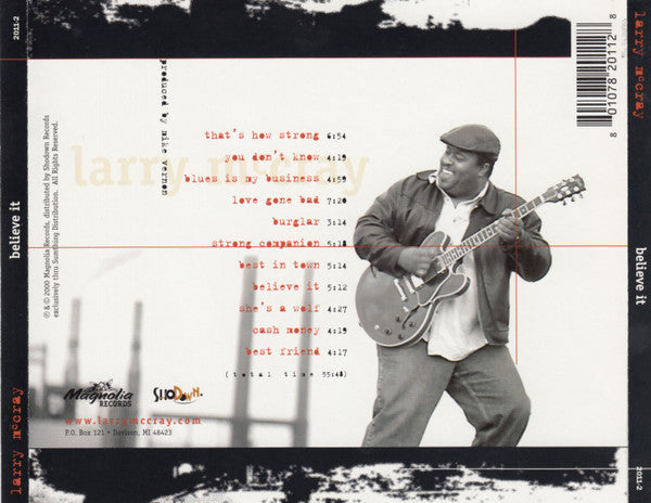 Larry McCray : Believe It (CD, Album)