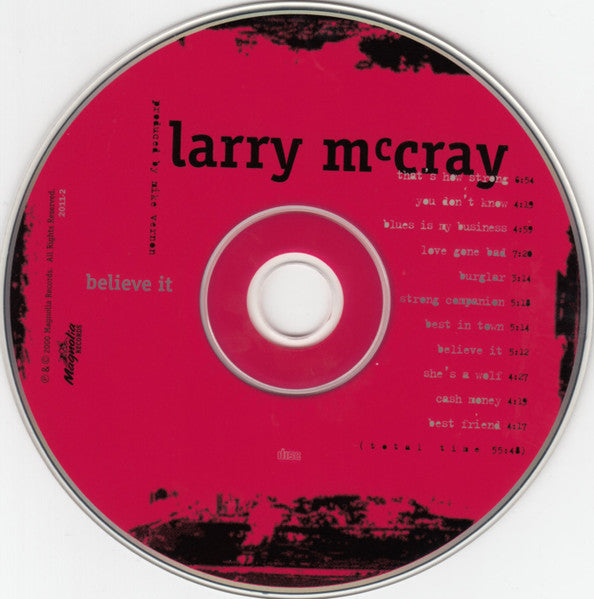 Larry McCray : Believe It (CD, Album)